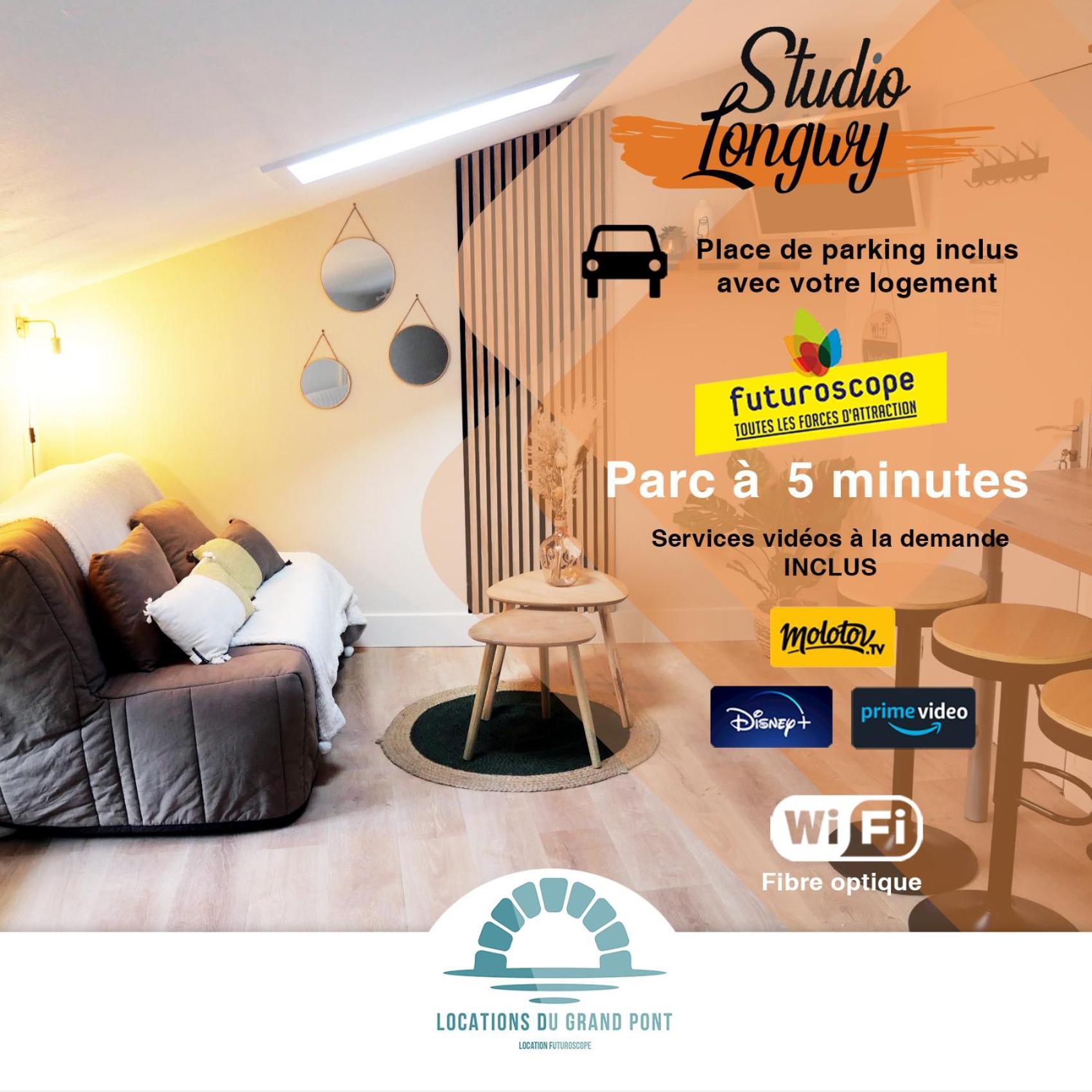 Locations Du Grand Pont - Appart Hotel Poitiers - Futuroscope 샤세노일 뒤 푸아투 외부 사진